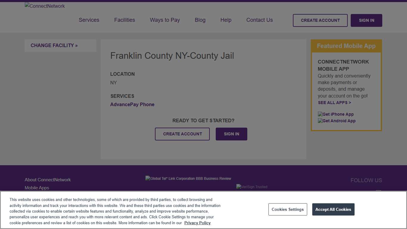 Franklin County NY-County Jail ConnectNetwork